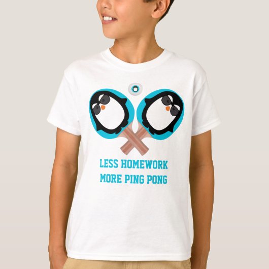 Joe Cool More Ping Pong T-Shirt (Voorkant)