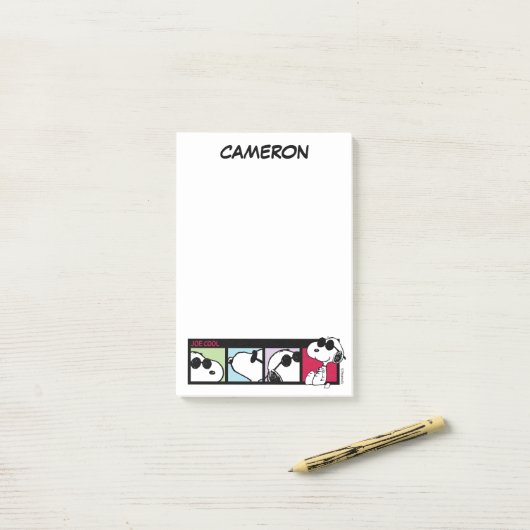 Joe Cool Photo Reel Post-it® Notes (Op bureau)