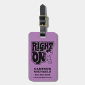 Joe Cool - rechts op Bagagelabel (Voorkant verticaal)