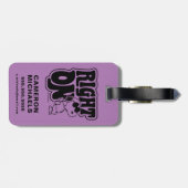 Joe Cool - rechts op Bagagelabel (Achterkant horizontaal)