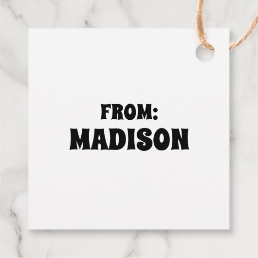 Joe Cool - rechts op Bedankjes Labels (Achterkant)