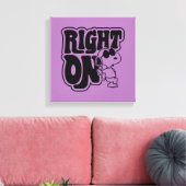 Joe Cool - rechts op Canvas Afdruk (Insitu (Woonkamer))