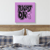 Joe Cool - rechts op Canvas Afdruk (Insitu (Slaapkamer))