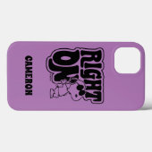Joe Cool - rechts op Case-Mate iPhone Case (Achterkant (horizontaal))