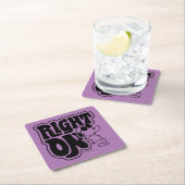 Joe Cool - rechts op Kartonnen Onderzetters (Insitu)