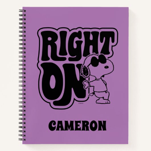 Joe Cool - rechts op Notitieboek (Voorkant)