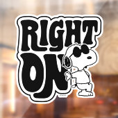 Joe Cool - rechts op Raamsticker (Vel 2)