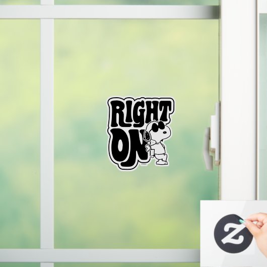 Joe Cool - rechts op Raamsticker (Huis)