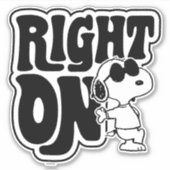 Joe Cool - rechts op Sticker (Voorkant)