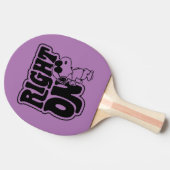 Joe Cool - rechts op Tafeltennisbatje (Zijkant)