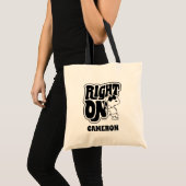 Joe Cool - rechts op Tote Bag (Voorkant (product))