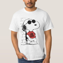 Joe Cool Snoopy T-shirt ontwerp | Cool Cartoon 