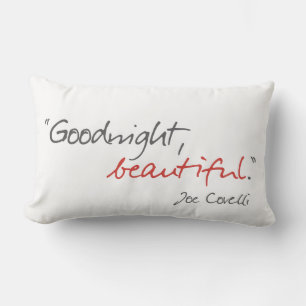 Joe Covelli citeert van de Just Breathe Pillow Kussen