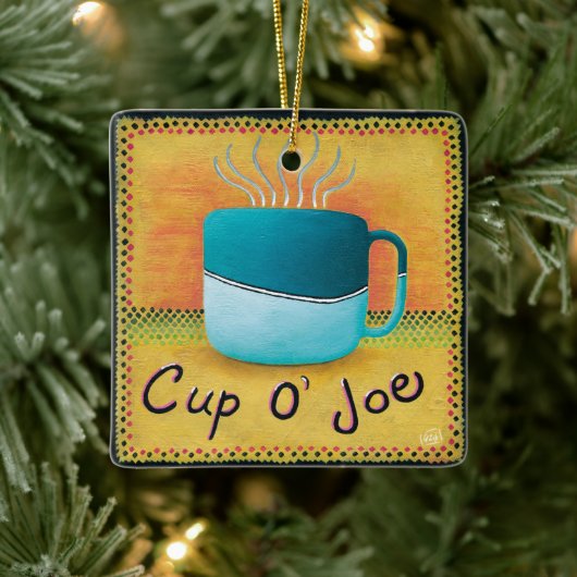 Joe Cup Keramisch Ornament (Boom)