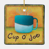 Joe Cup Keramisch Ornament (Achterkant)