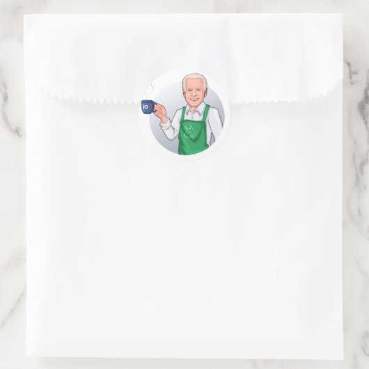 Joe Cup Ronde Sticker (Tas)