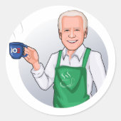 Joe Cup Ronde Sticker (Voorkant)