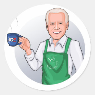 Joe Cup Ronde Sticker