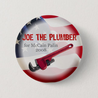 Joe de Plumber voor McCain Button