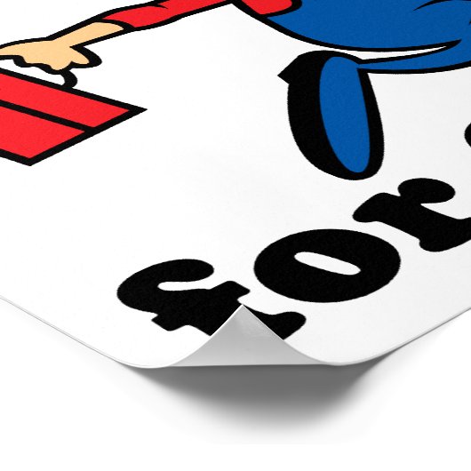 Joe de Plumber voor Obama Poster (Hoek)