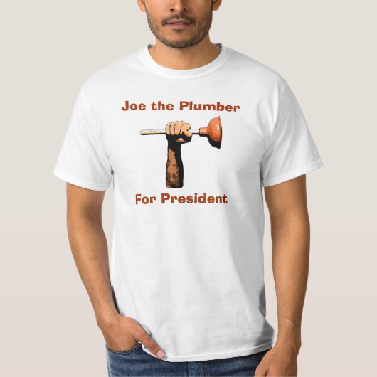 Joe de Plumber voor President T-shirt (Voorkant)