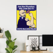 Joe de Plumber, we kunnen het doen. Poster (Thuiskantoor)