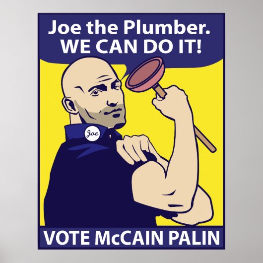 Joe de Plumber, we kunnen het doen. Poster (Voorkant)