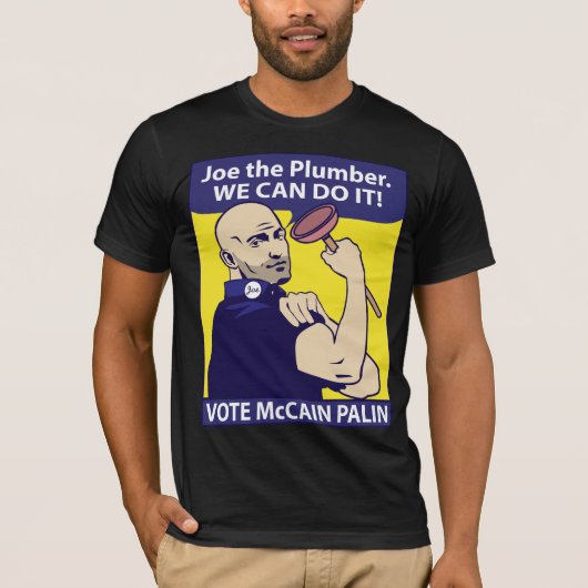 Joe de Plumber, we kunnen het T-Shirt doen (Voorkant)
