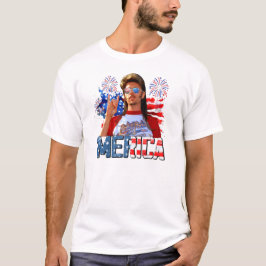 Joe Dirt Merica Grappig 4th van juli Onafhankelijk T-shirt