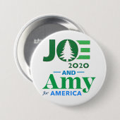 Joe en Amy 2020 Ronde Button 7,6 Cm (Voorkant /achterkant)