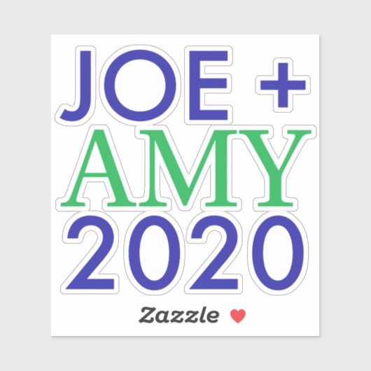 Joe en Amy 2020 Vinyl Sticker (Vel)
