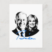 Joe en Jill Biden Signature Briefkaart (Voorkant)