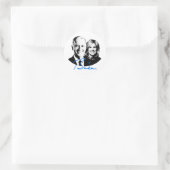 Joe en Jill Biden Signature Ronde Sticker (Tas)