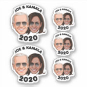 JOE EN KAMALA 2020 - Caricature Aviators Sticker (Voorkant)