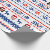 Joe en Kamala Aviator Kerstmis Cadeaupapier (Hoek)