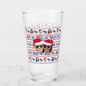 Joe en Kamala Aviator Kerstmis Glas (Achterkant)