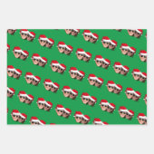 Joe en Kamala Aviator Kerstmis Inpakpapier Vel (Voorkant 2)