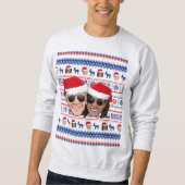 Joe en Kamala Aviator Kerstmis Trui (Voorkant)