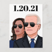 Joe en Kamala Aviators Briefkaart (Voorkant)