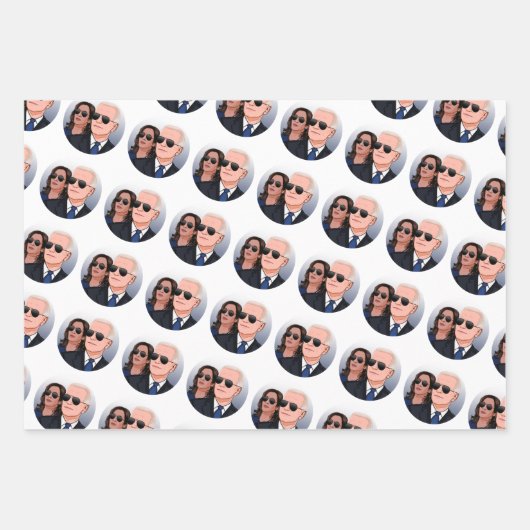 Joe en Kamala Aviators Inpakpapier Vel (Voorkant)