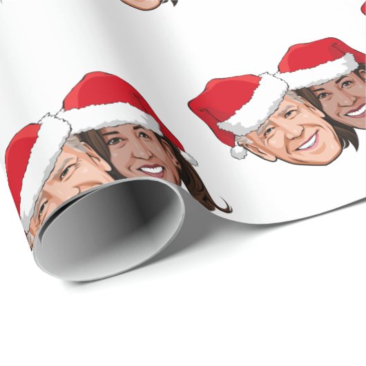 Joe en Kamala Holiday Cadeaupapier (Rol Hoek)