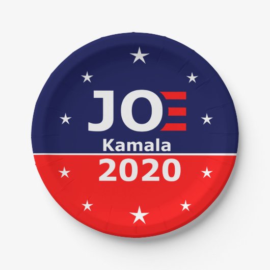 Joe en Kamala - Joe Biden Kamala Harris Papieren Bordje (Voorkant)