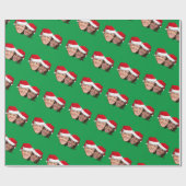 Joe en Kamala Kerstmis Cadeaupapier (Vlak)