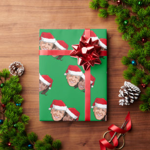 Joe en Kamala kerstwrapping Paper Cadeaupapier