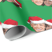 Joe en Kamala kerstwrapping Paper Cadeaupapier (Rol Hoek)
