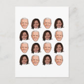 Joe en Kamala Pattern Briefkaart (Voorkant)