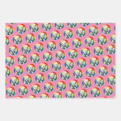 Joe en Kamala Pride Holiday Inpakpapier Vel (Voorkant 2)