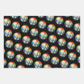 Joe en Kamala Pride Holiday Inpakpapier Vel (Voorkant)