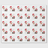 JOE EN KAMALA SNOWFLAKES CADEAUPAPIER (Vlak)