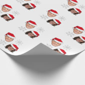 JOE EN KAMALA SNOWFLAKES CADEAUPAPIER (Hoek)